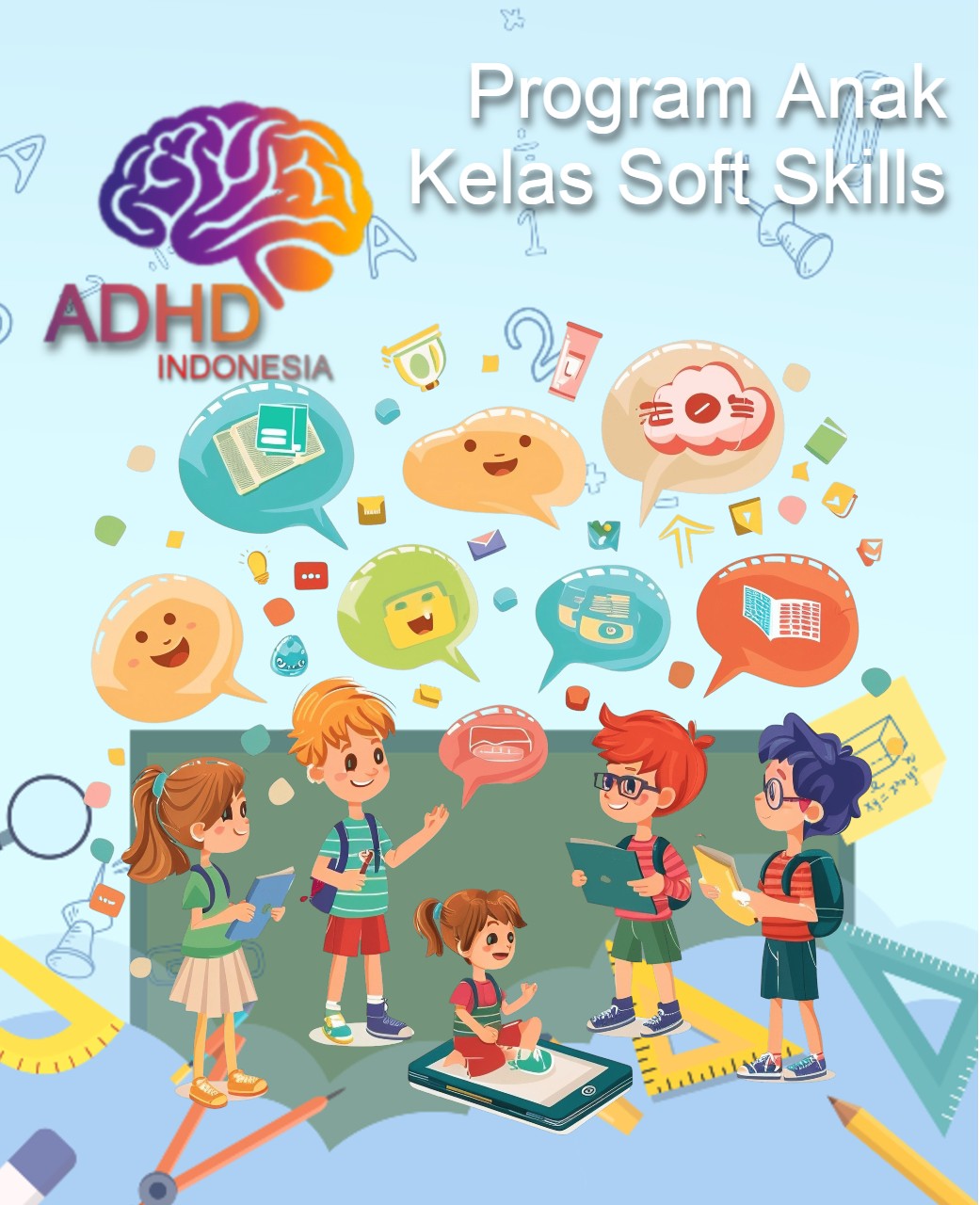 Program ADHD Indonesia Kabupaten Gorontalo Utara Kelas Soft Skills Anak ADHD