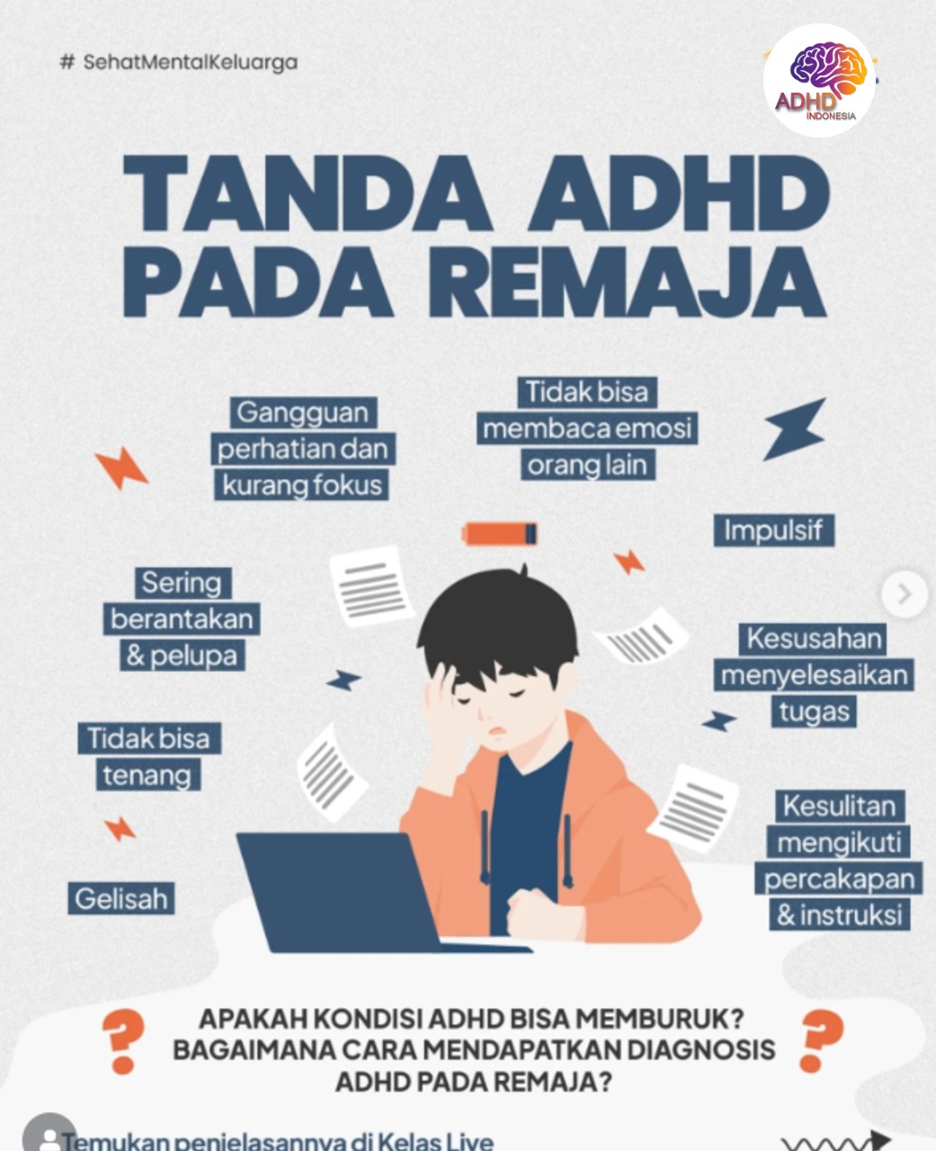 Screening ADHD Non-Diagnostik: Edukasi Awal bagi Orang Tua di Kabupaten Gorontalo Utara
