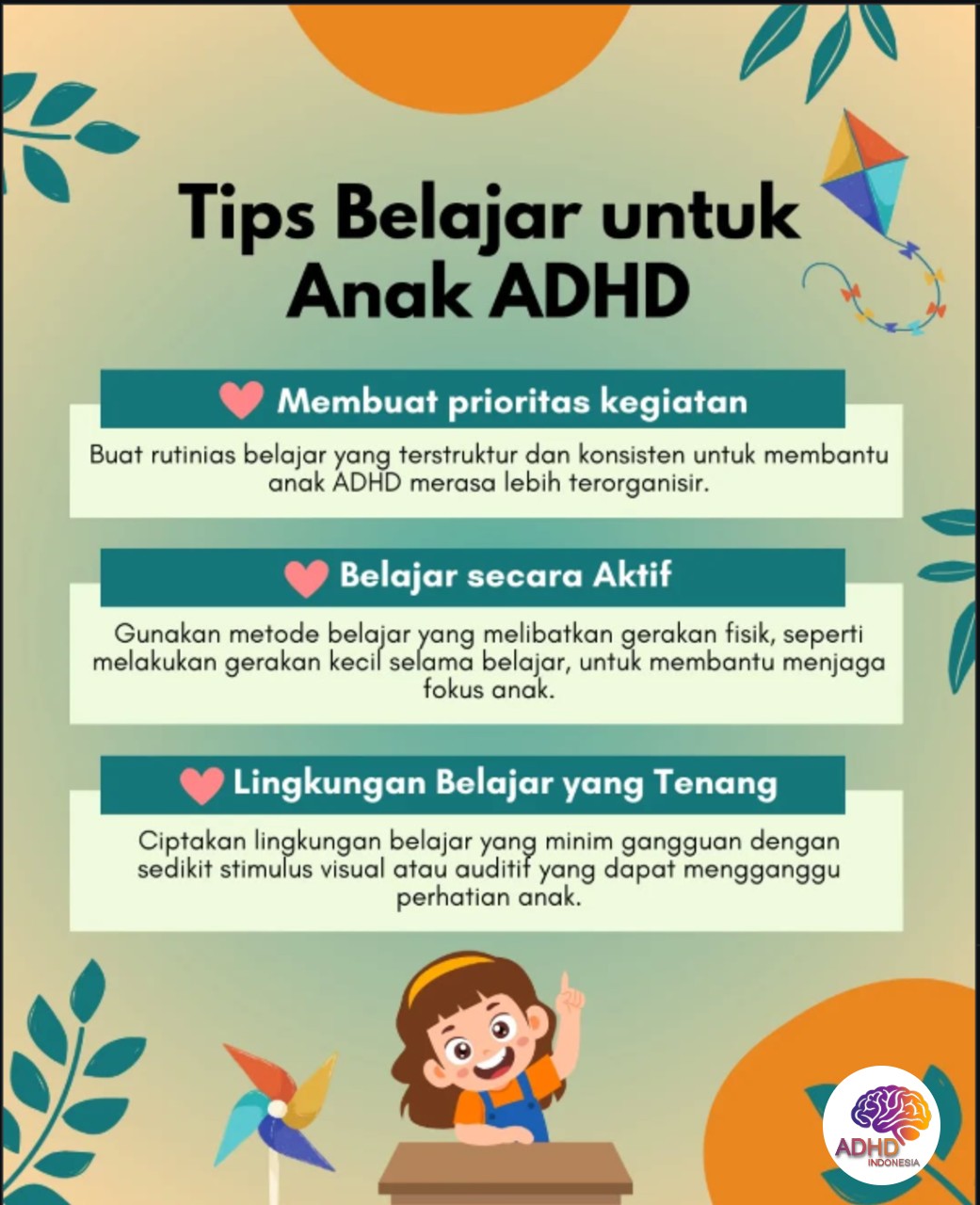 Strategi Belajar yang Cocok untuk Anak ADHD di Kabupaten Gorontalo Utara